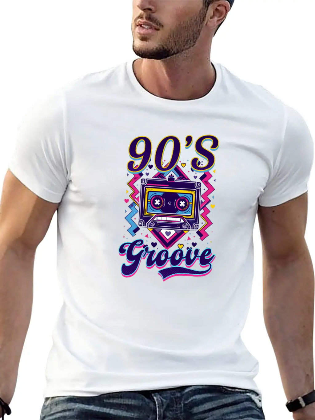 90s R&B 90'S Groove Unisex Casual T-Shirt – Clean Design For Daily Comfort