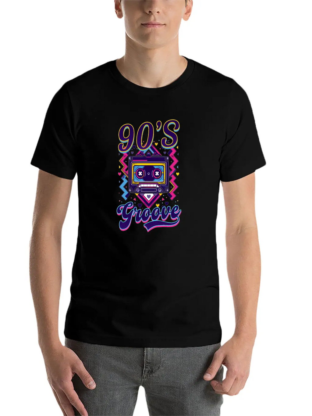 90s R&B 90'S Groove Unisex Casual T-Shirt – Clean Design For Daily Comfort