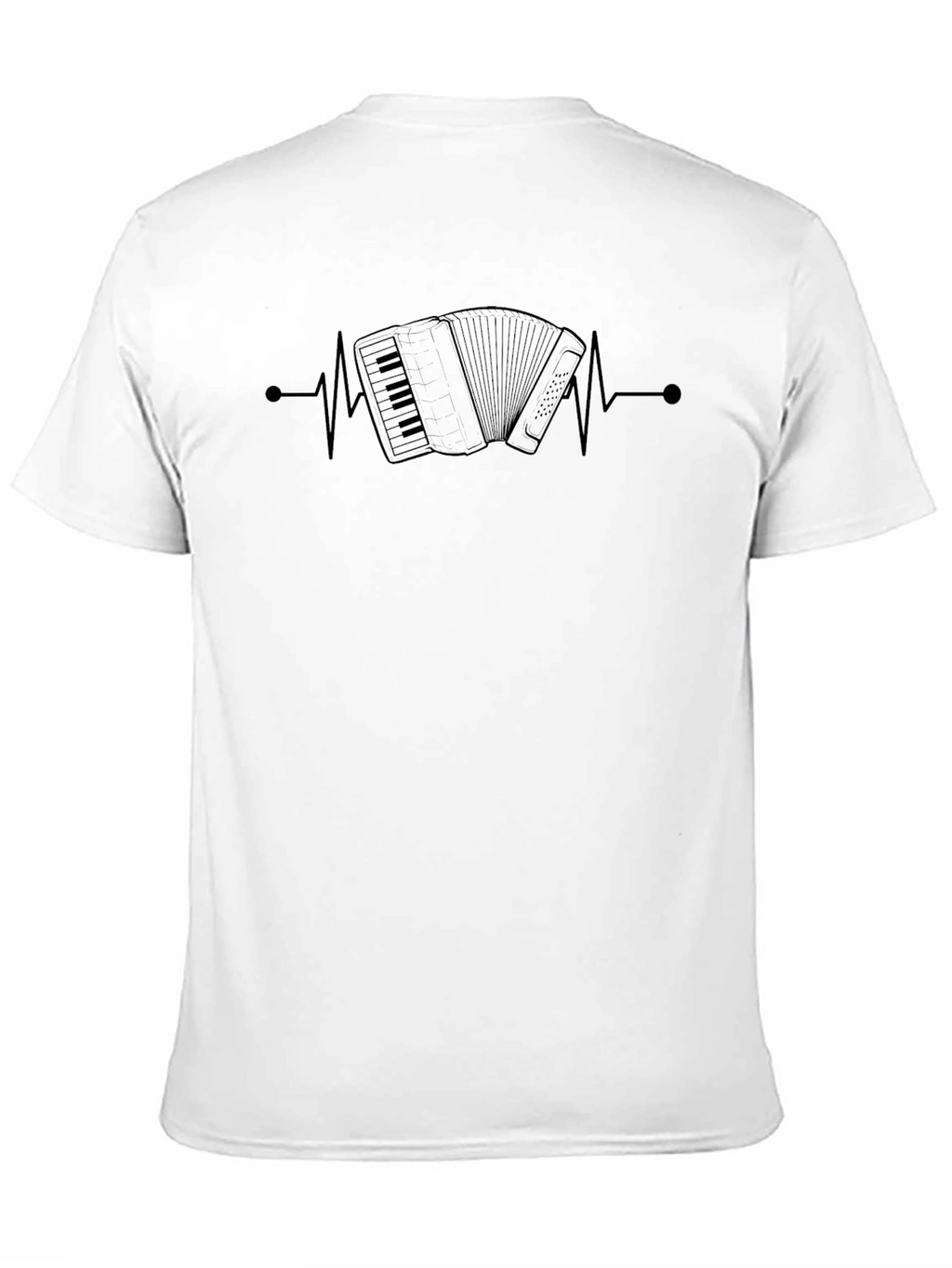 Accordion Heartbeat Graphic T-Shirt