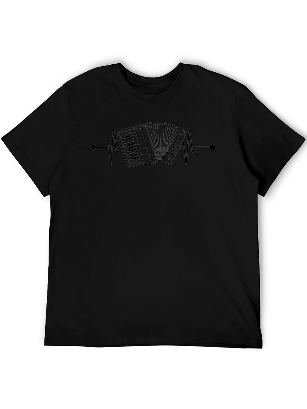 Accordion Heartbeat Graphic T-Shirt