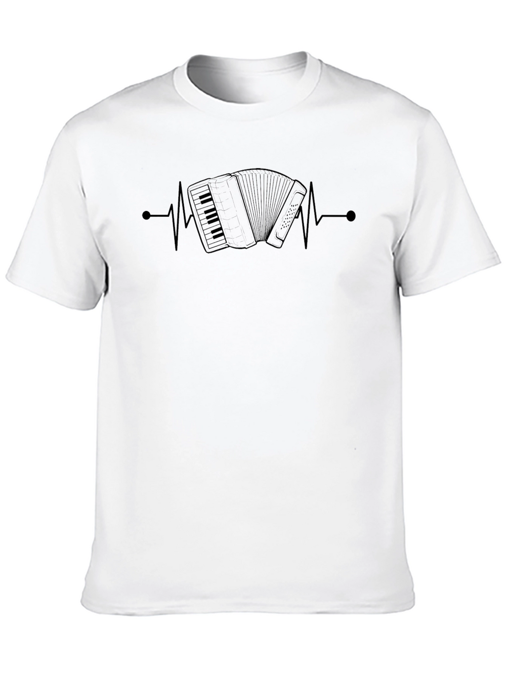 Accordion Heartbeat Graphic T-Shirt