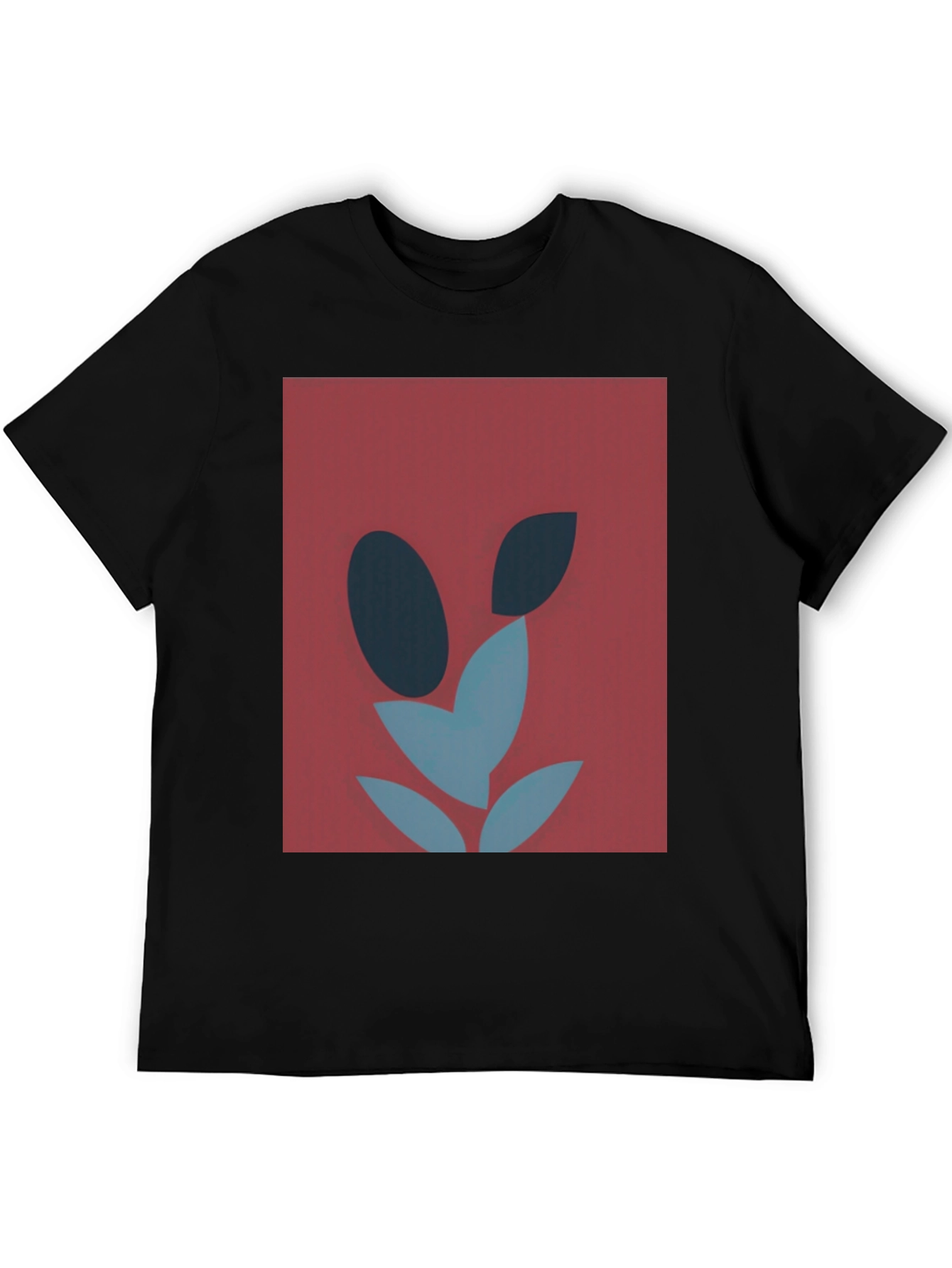 Abstract Floral Graphic T-Shirt