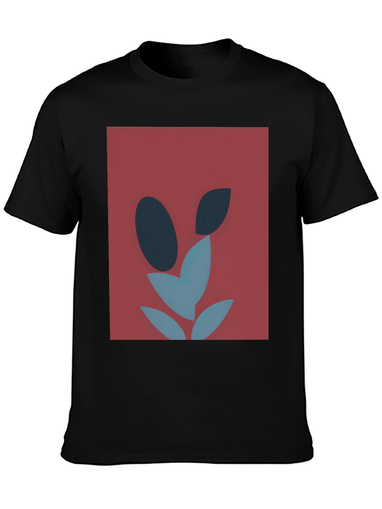 Abstract Floral Graphic T-Shirt