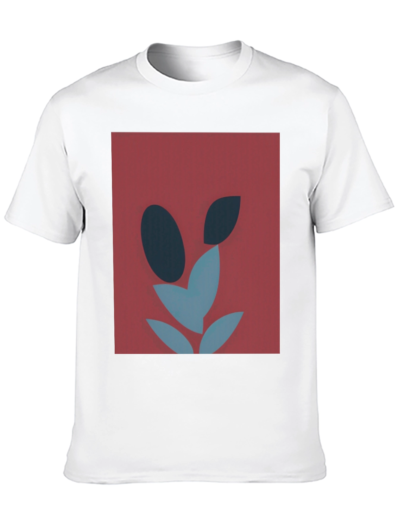 Abstract Floral Graphic T-Shirt