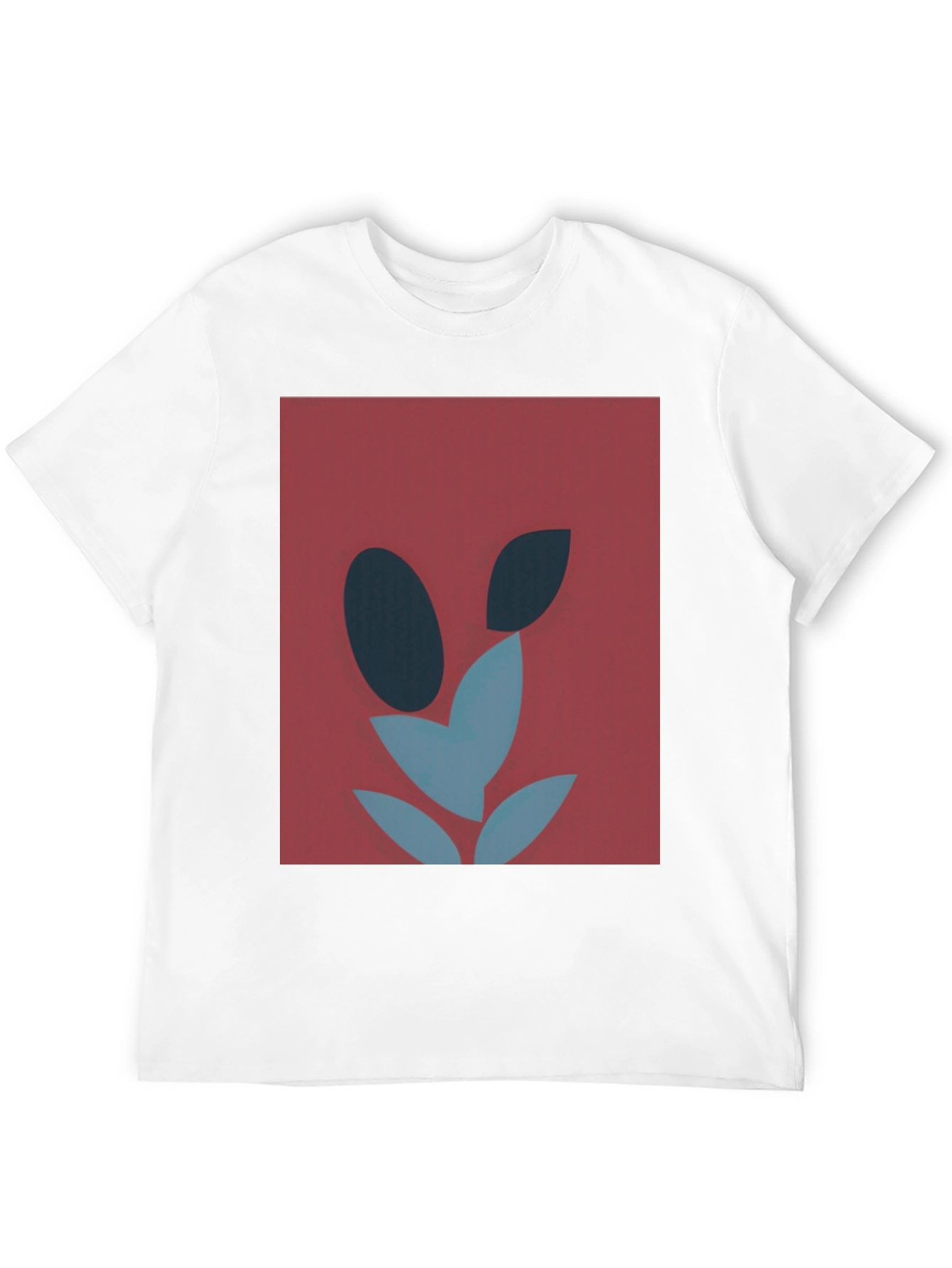 Abstract Floral Graphic T-Shirt
