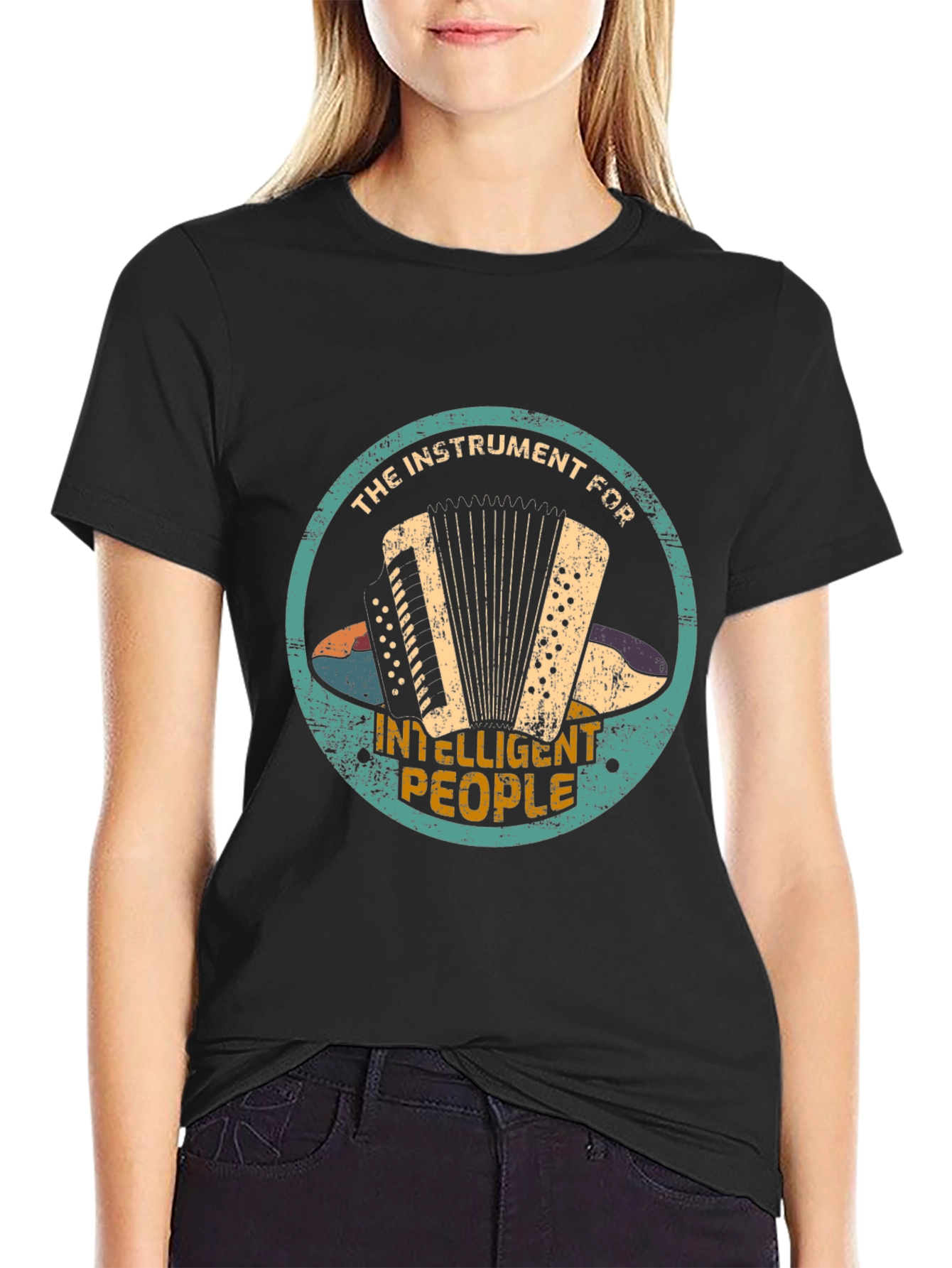 Accordion Player T-Shirt - Instrument for Smart People!