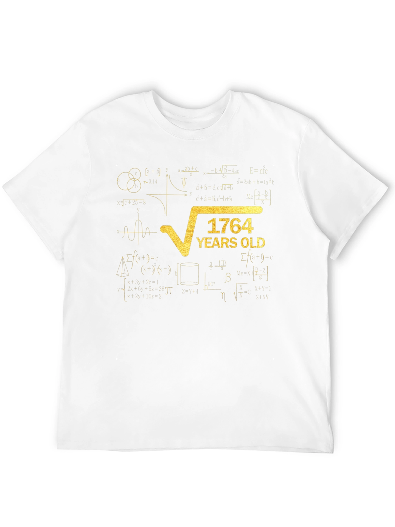 1764 Years Old Math Formula T-Shirt