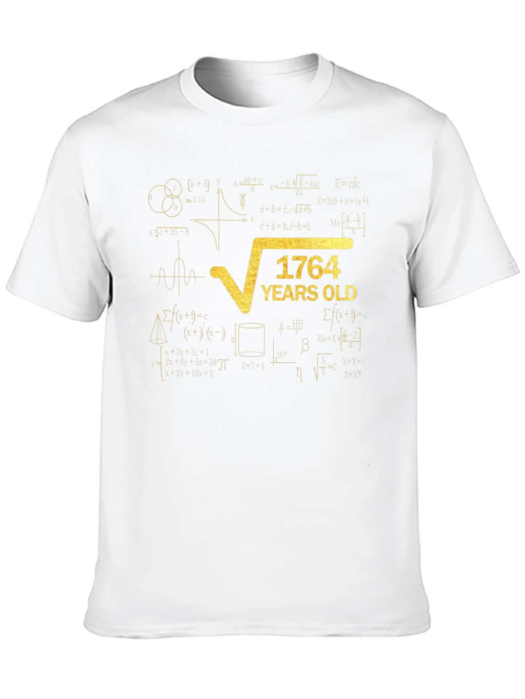 1764 Years Old Math Formula T-Shirt