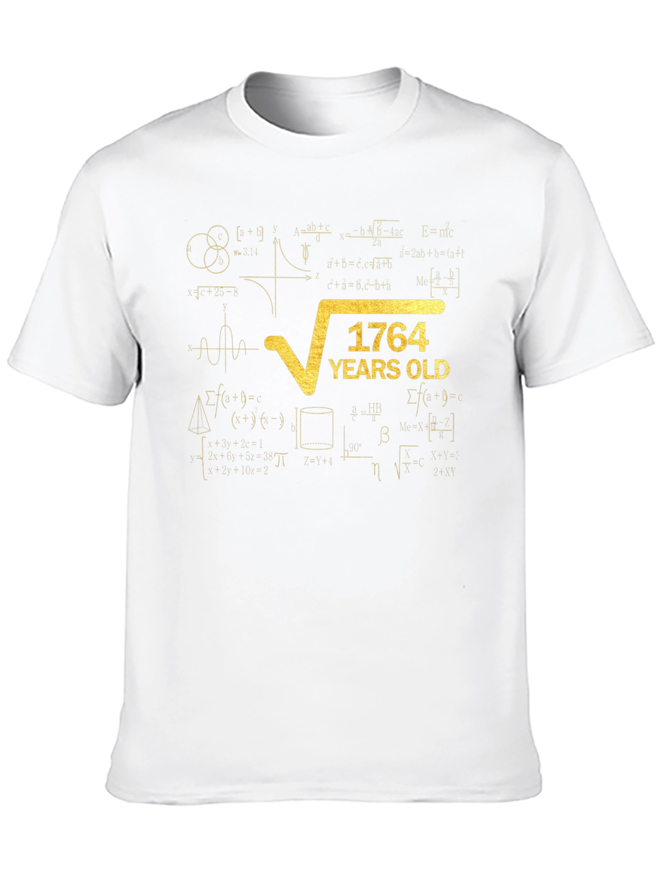 1764 Years Old Math Formula T-Shirt