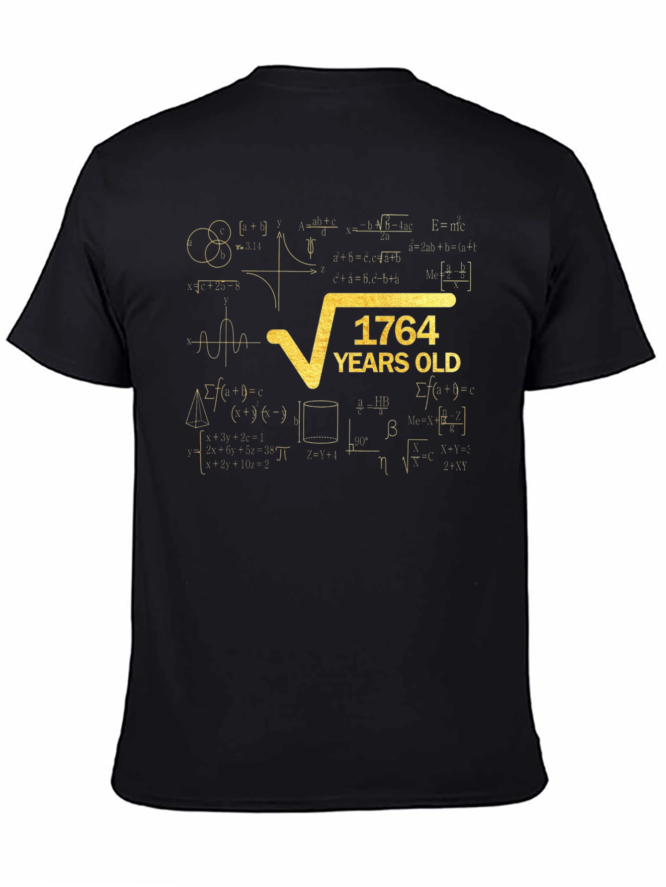 1764 Years Old Math Formula T-Shirt
