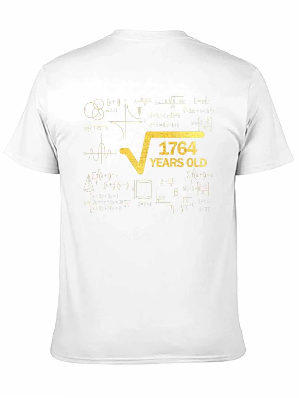 1764 Years Old Math Formula T-Shirt
