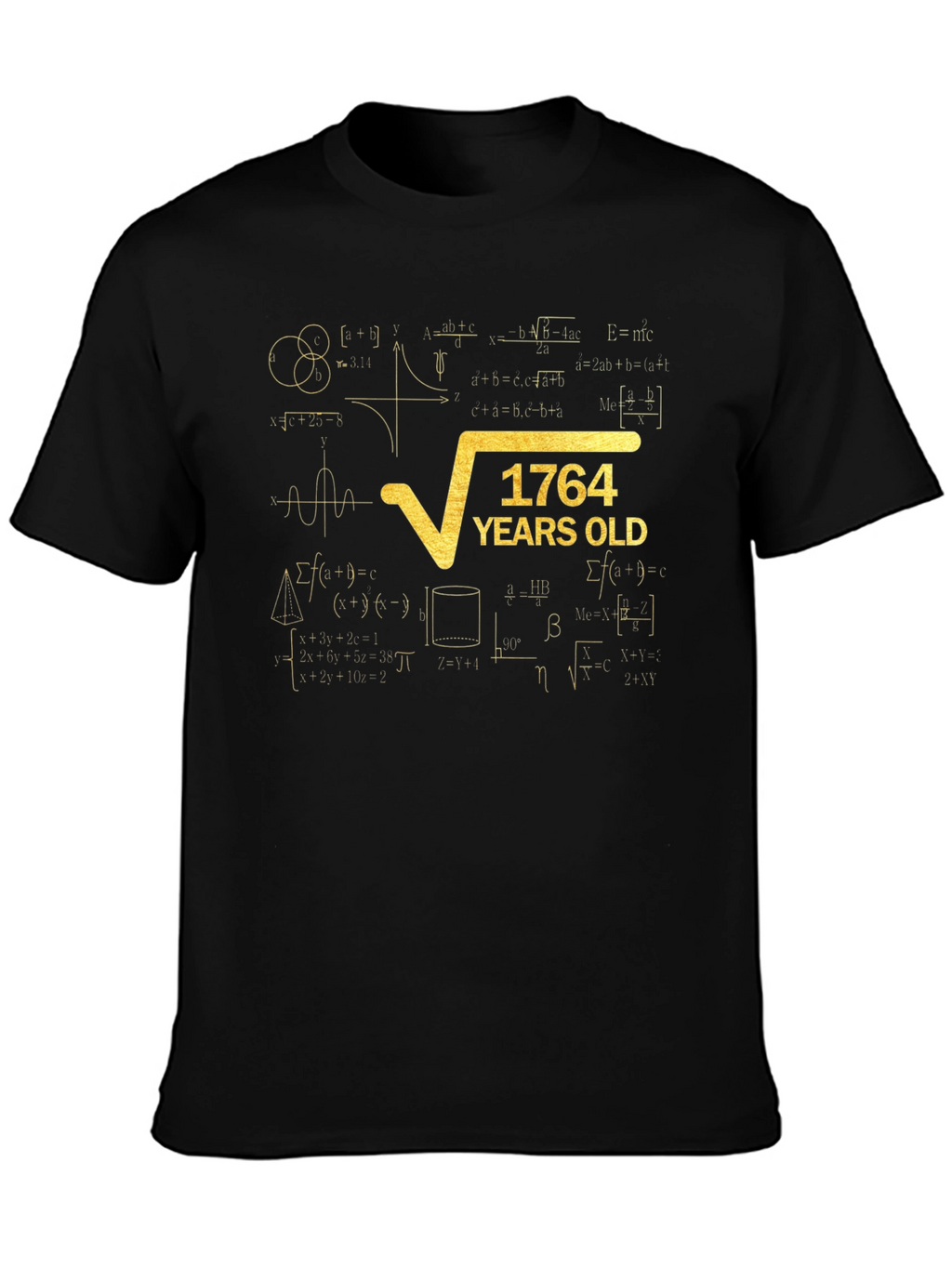 1764 Years Old Math Formula T-Shirt