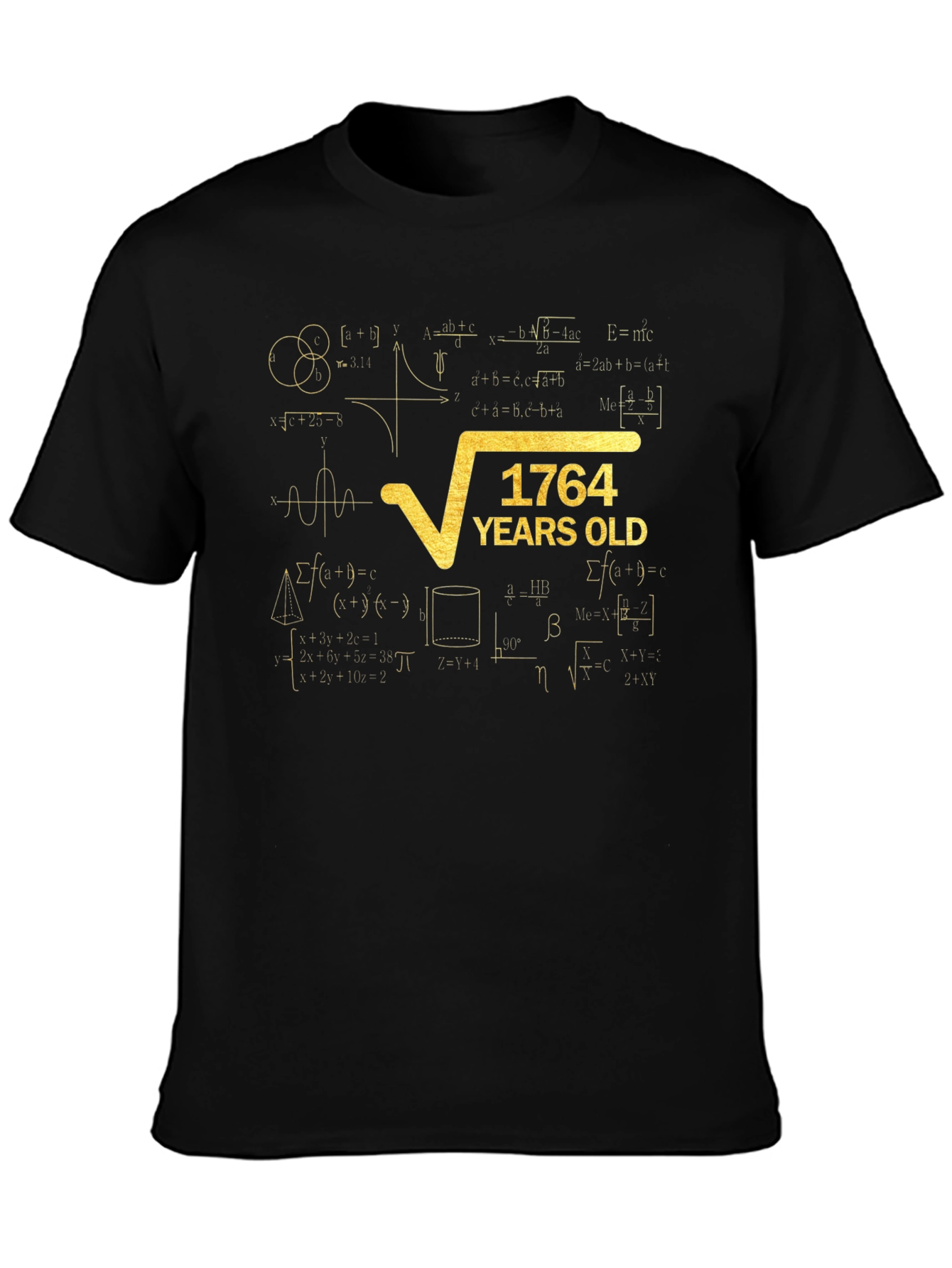 1764 Years Old Math Formula T-Shirt