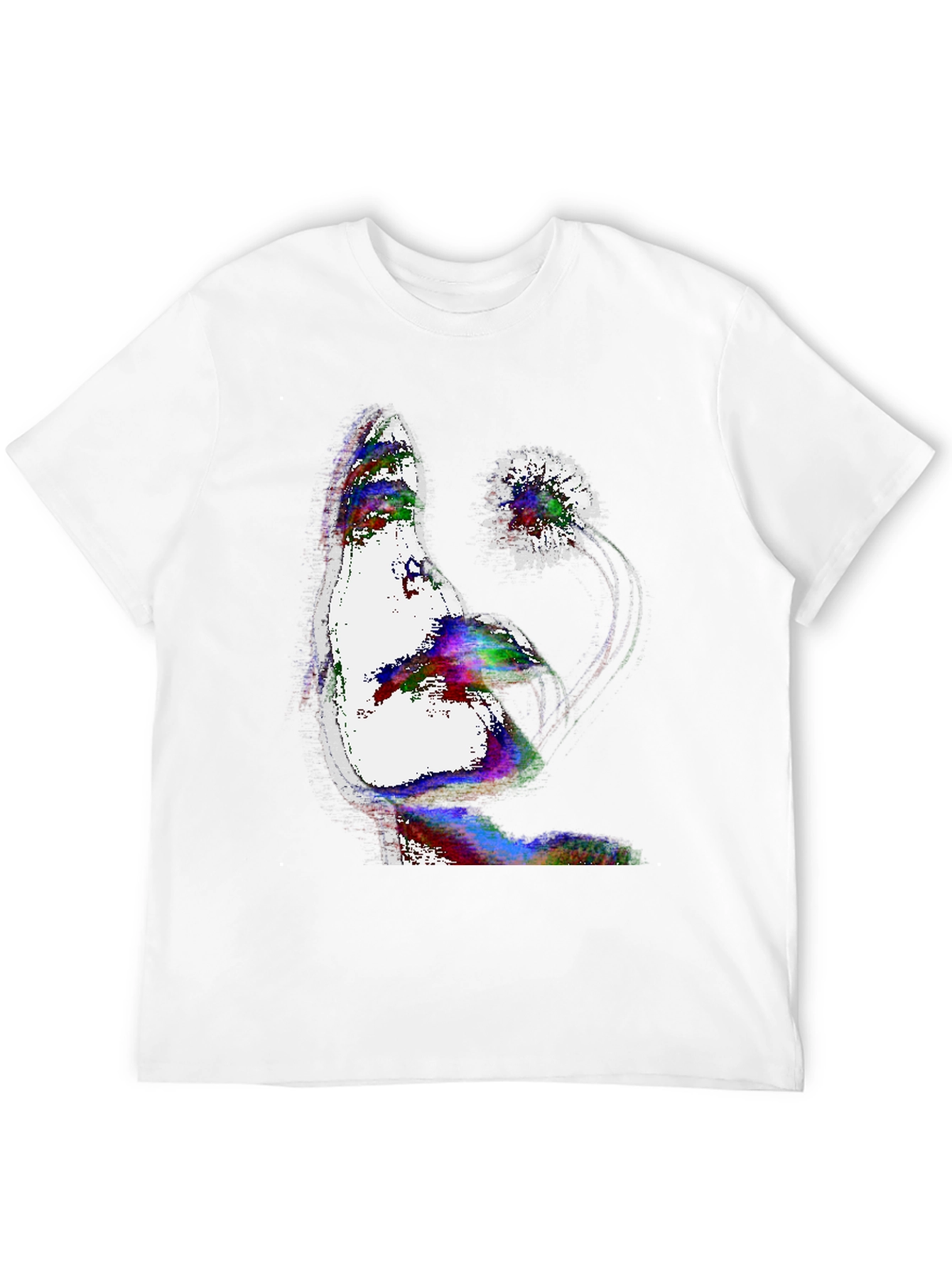Abstract Art T-Shirt - Mens Black Tee