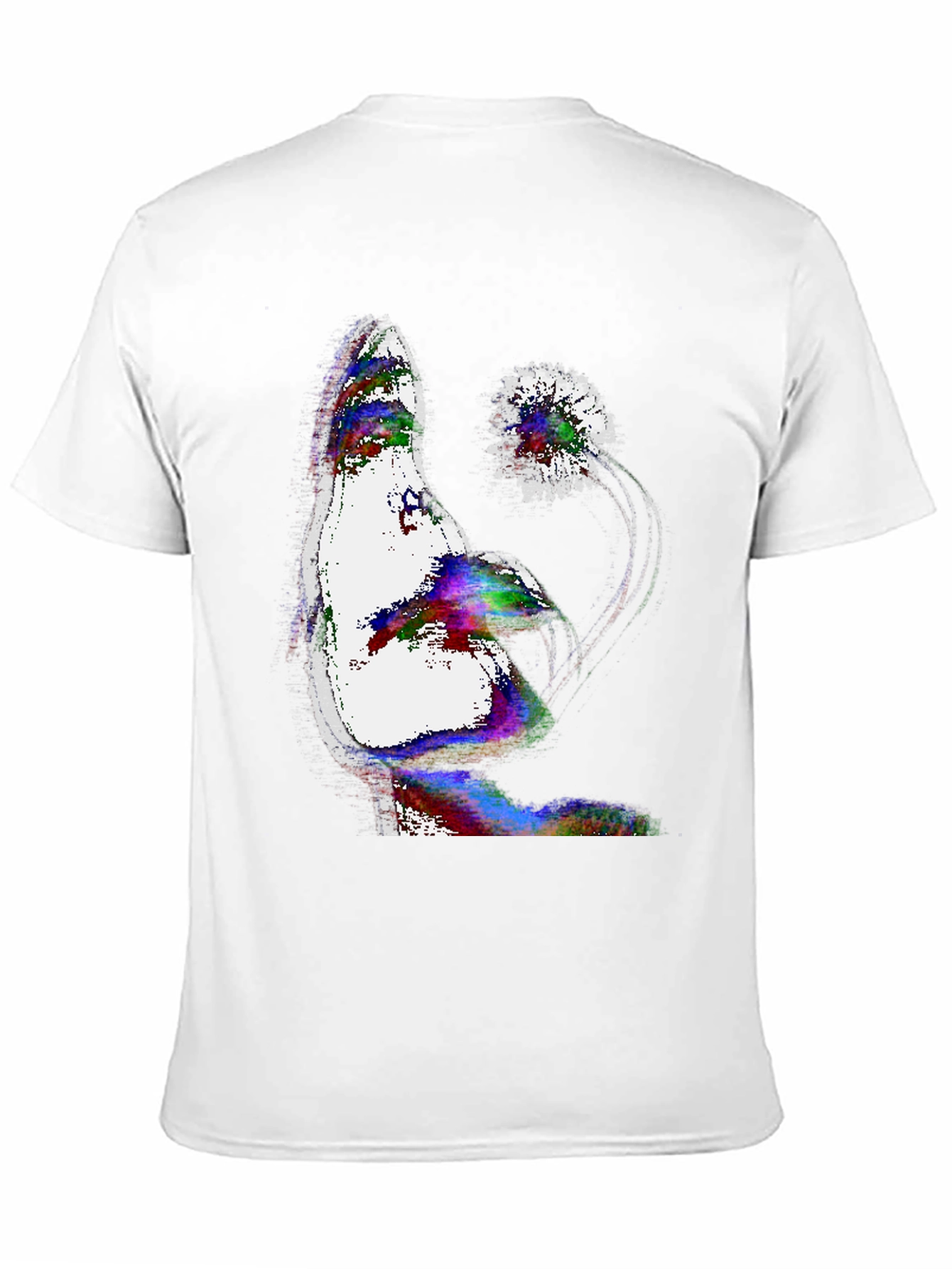 Abstract Art T-Shirt - Mens Black Tee