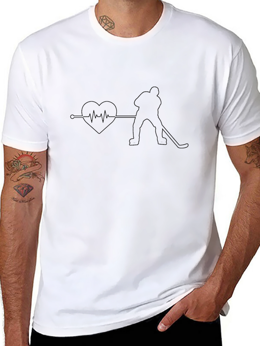 Hockey Heartbeat T-Shirt