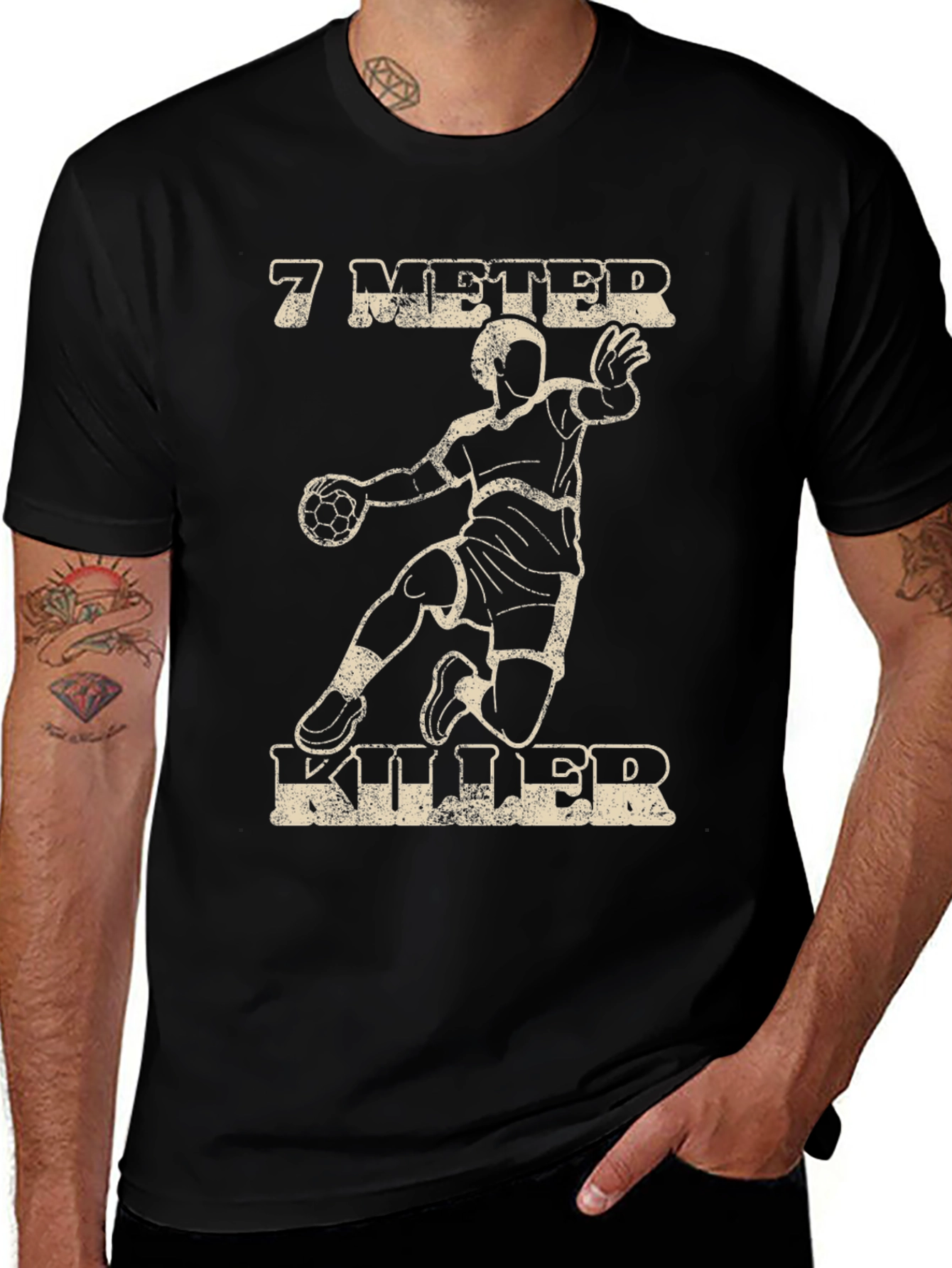 7 Meter Killer T-Shirt - Handball Player Tee
