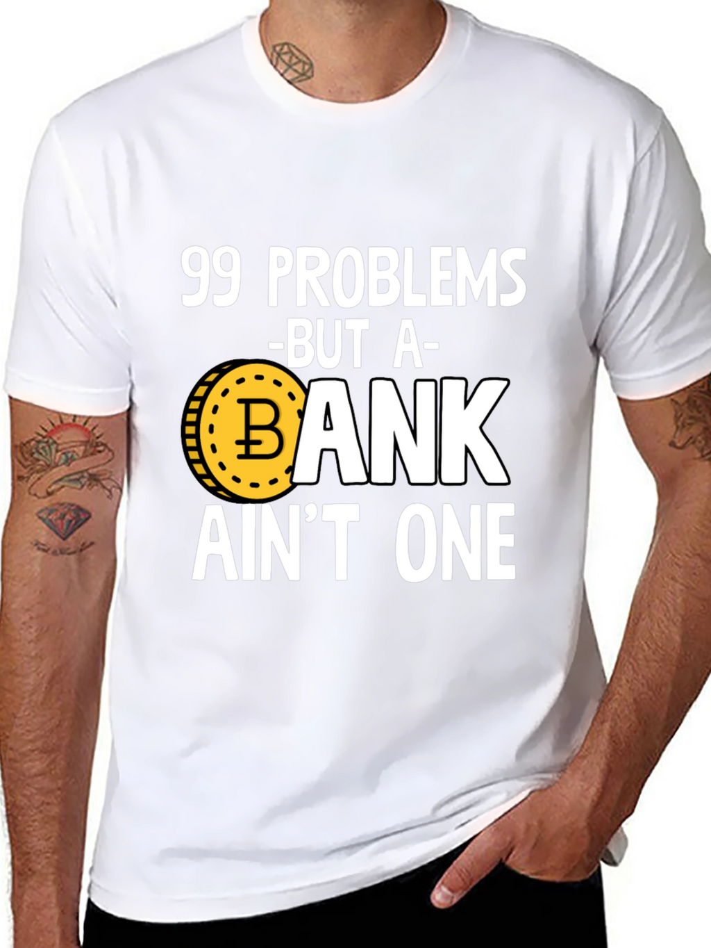 99 Problems Crypto T-Shirt - Bitcoin HODL