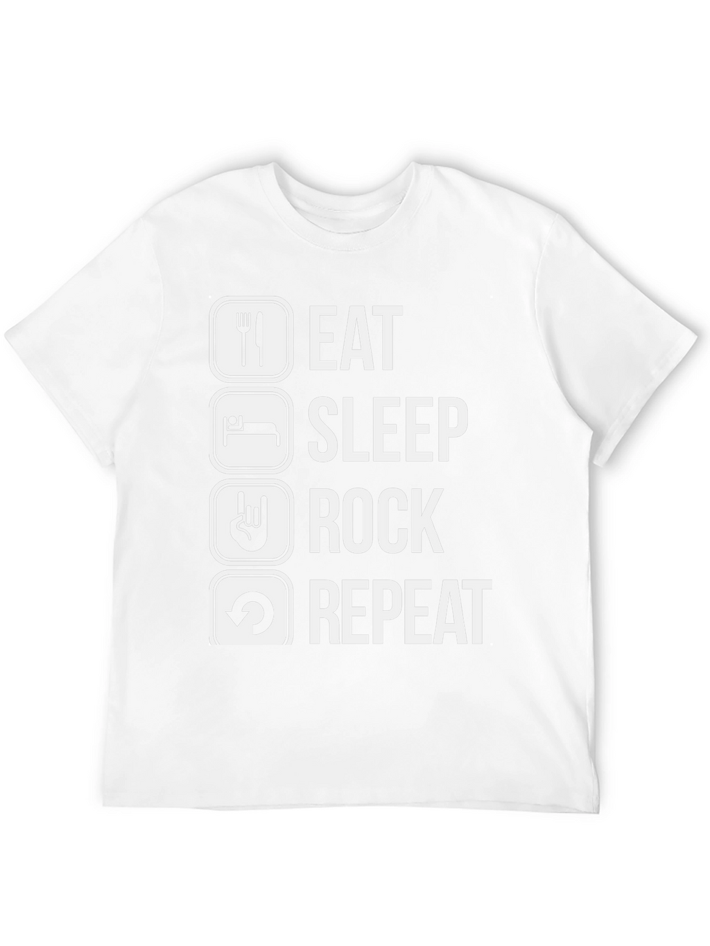 Eat Sleep Rock Repeat Graphic T-Shirt
