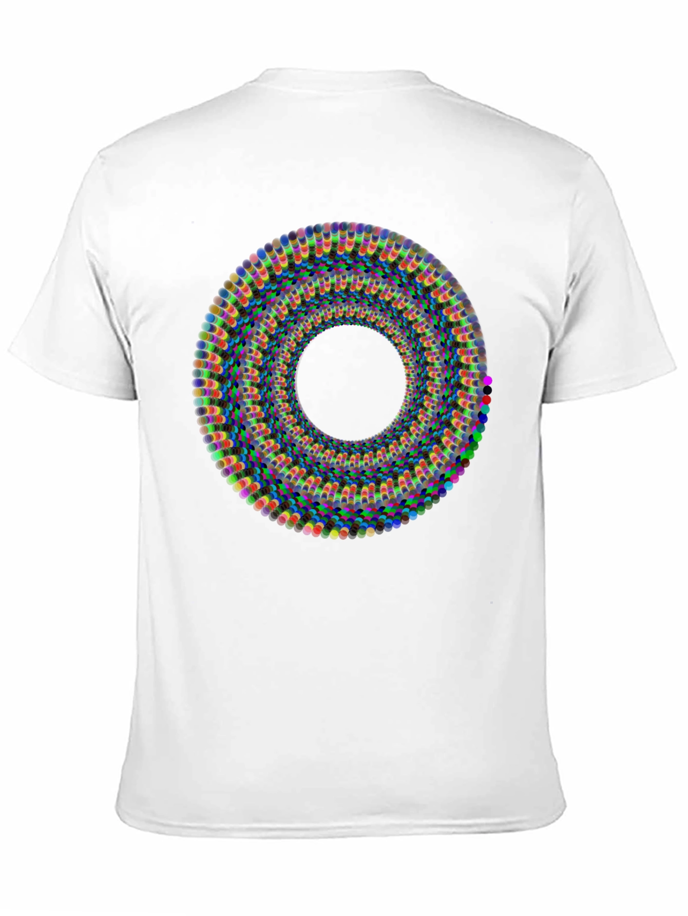 Abstract Illusion Black T-Shirt