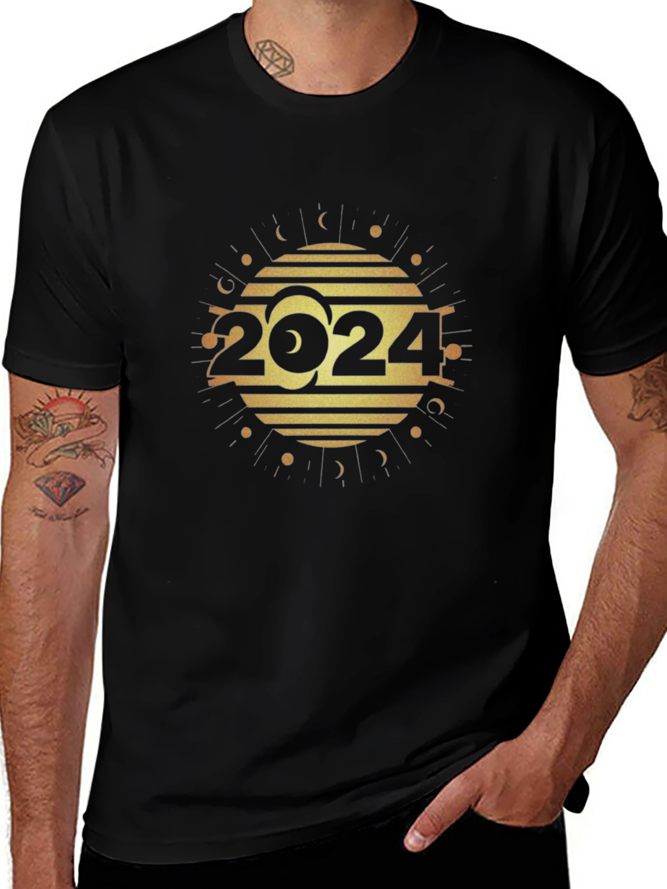 2024 Graphic T-Shirt - Celestial New Year Tee