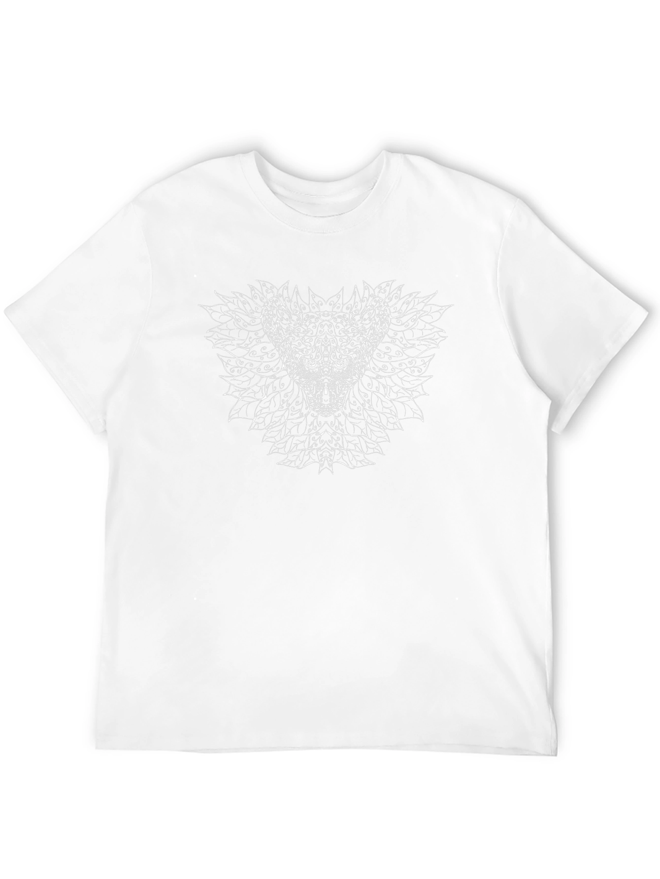 Abstract Owl Graphic Tee - Mens Black T-Shirt