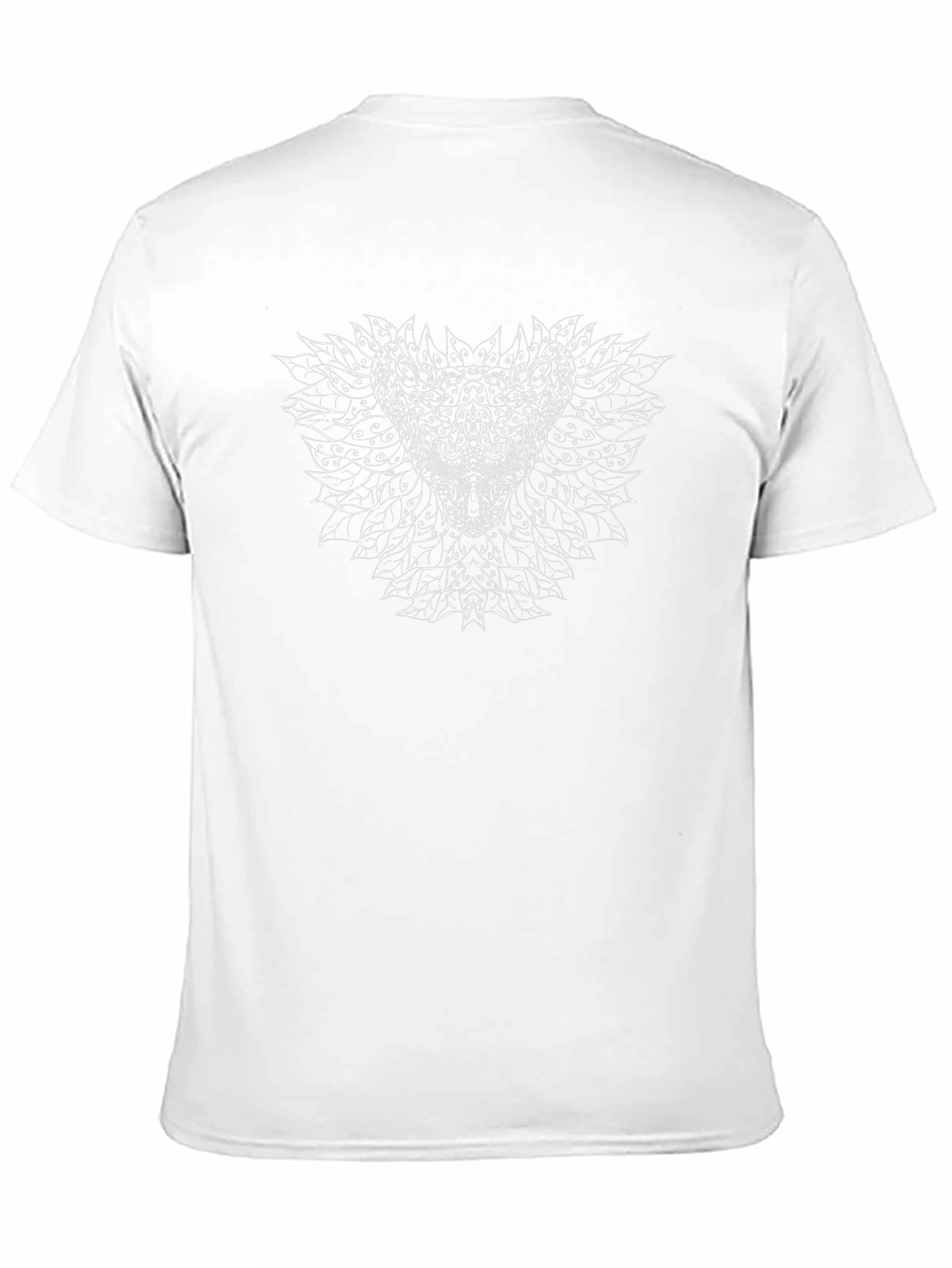 Abstract Owl Graphic Tee - Mens Black T-Shirt