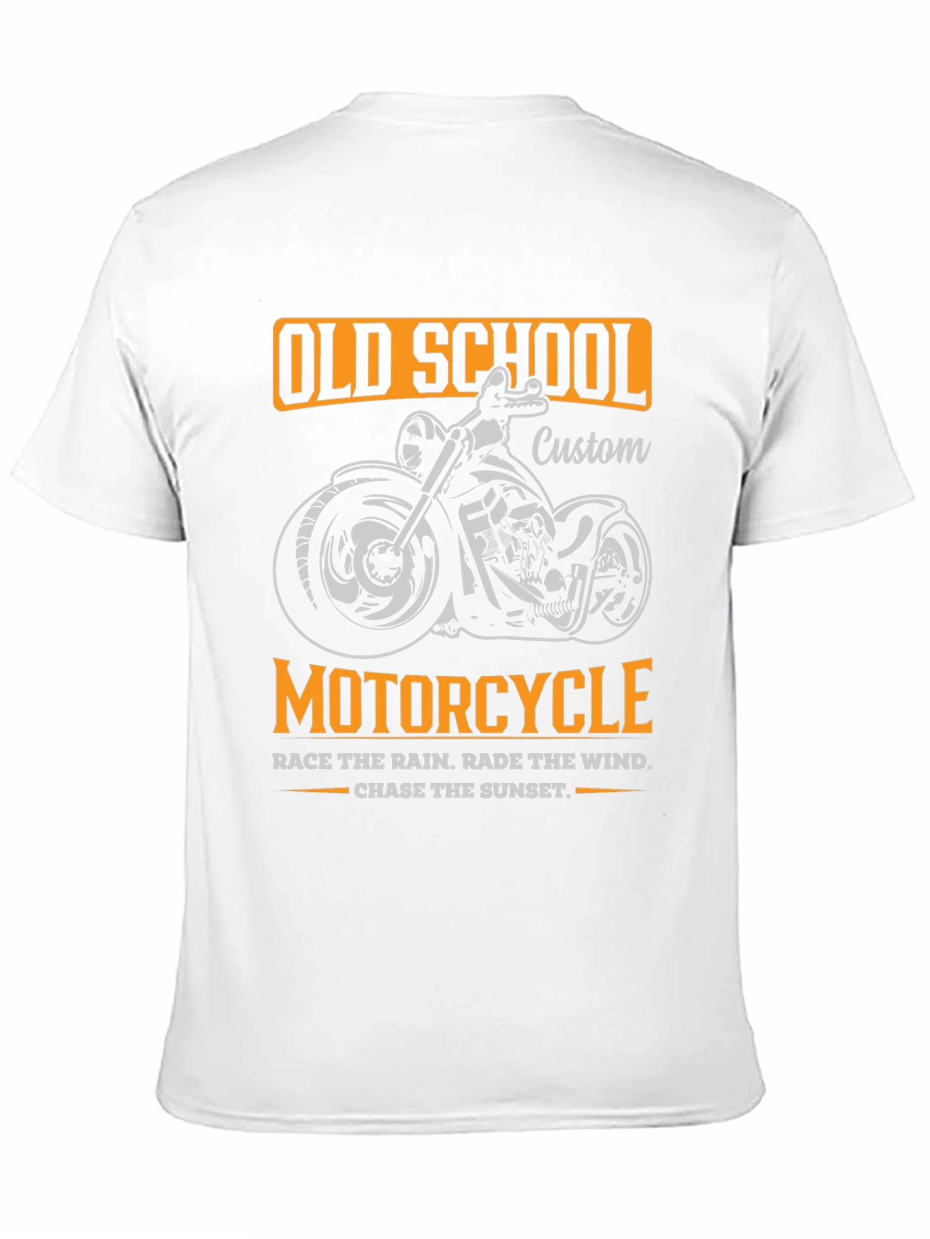 Old School Motorcycle Graphic T-Shirt