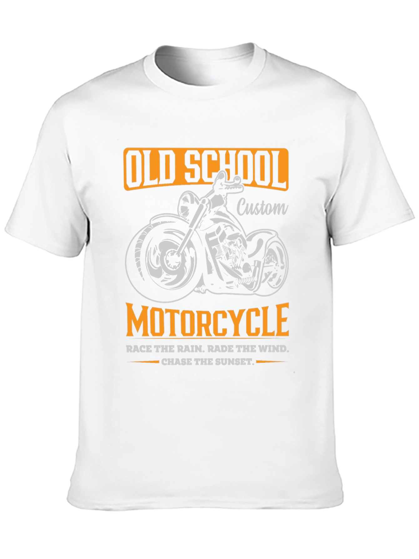 Old School Motorcycle Graphic T-Shirt