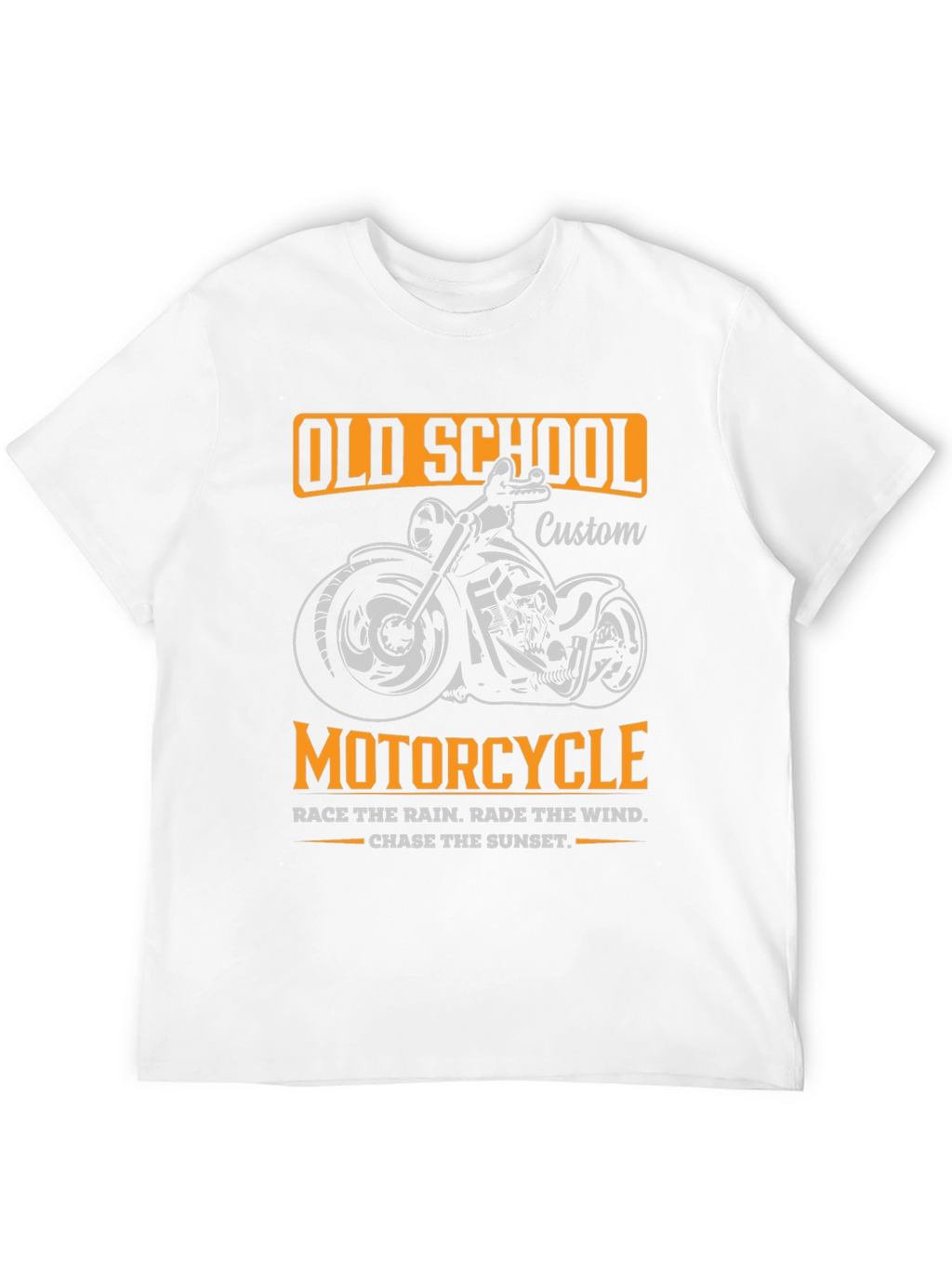Old School Motorcycle Graphic T-Shirt