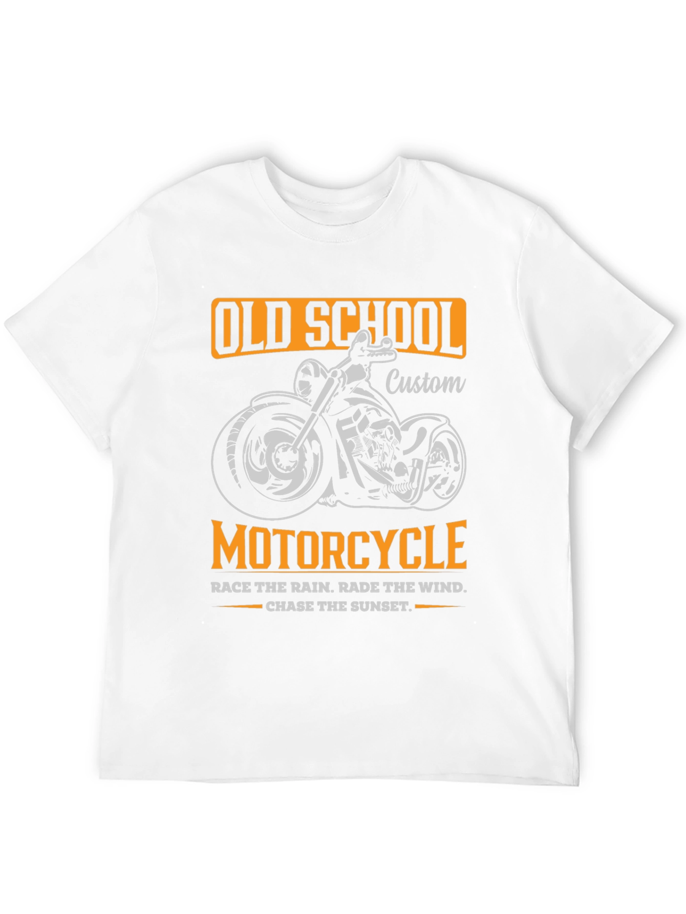 Old School Motorcycle Graphic T-Shirt