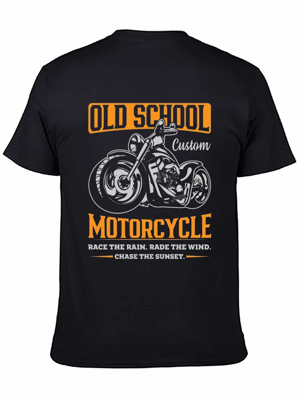 Old School Motorcycle Graphic T-Shirt