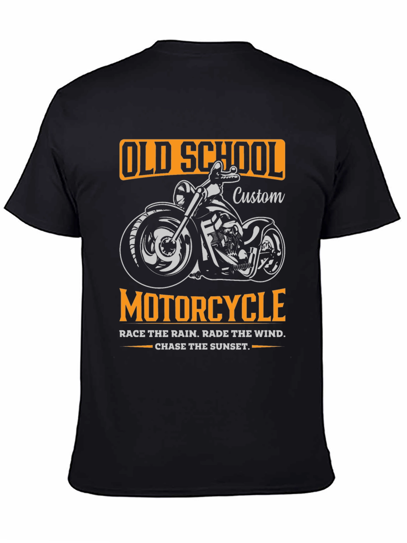 Old School Motorcycle Graphic T-Shirt