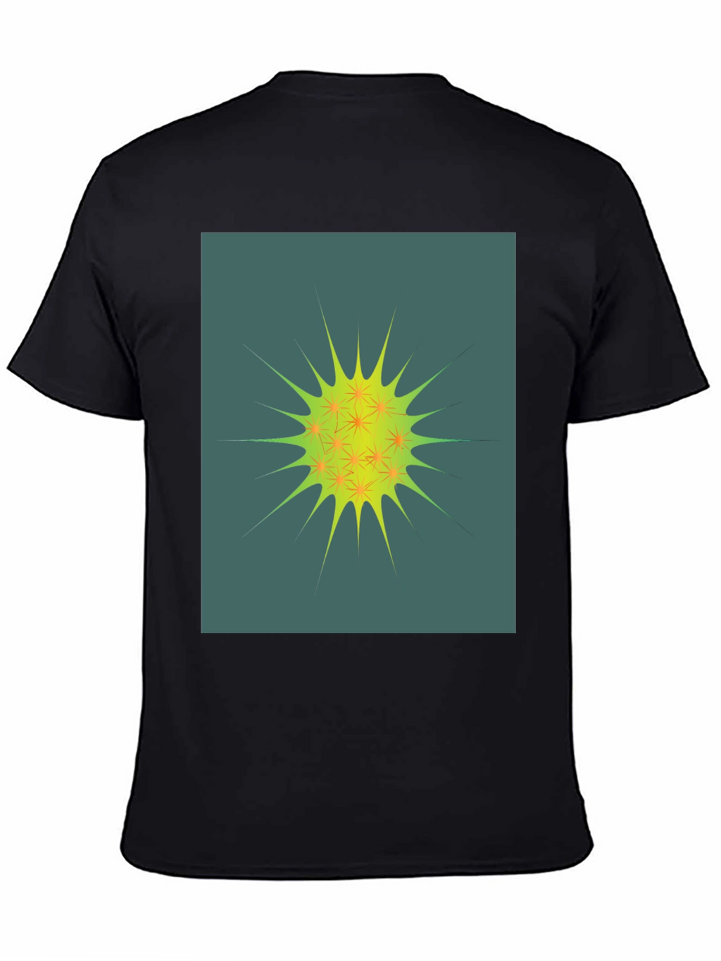 Abstract Graphic Print Crew Neck T-Shirt