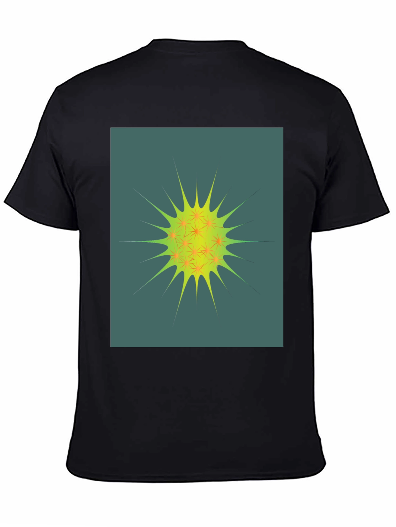 Abstract Graphic Print Crew Neck T-Shirt