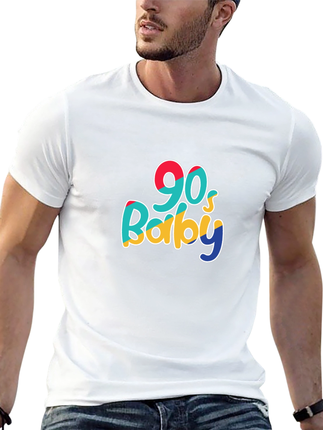 90s Baby Graphic Tee - Retro Style