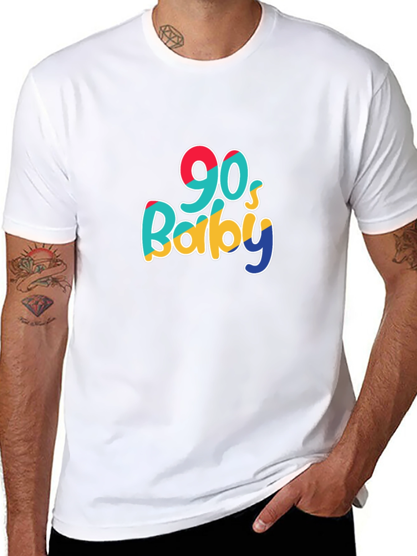 90s Baby Graphic Tee - Retro Style