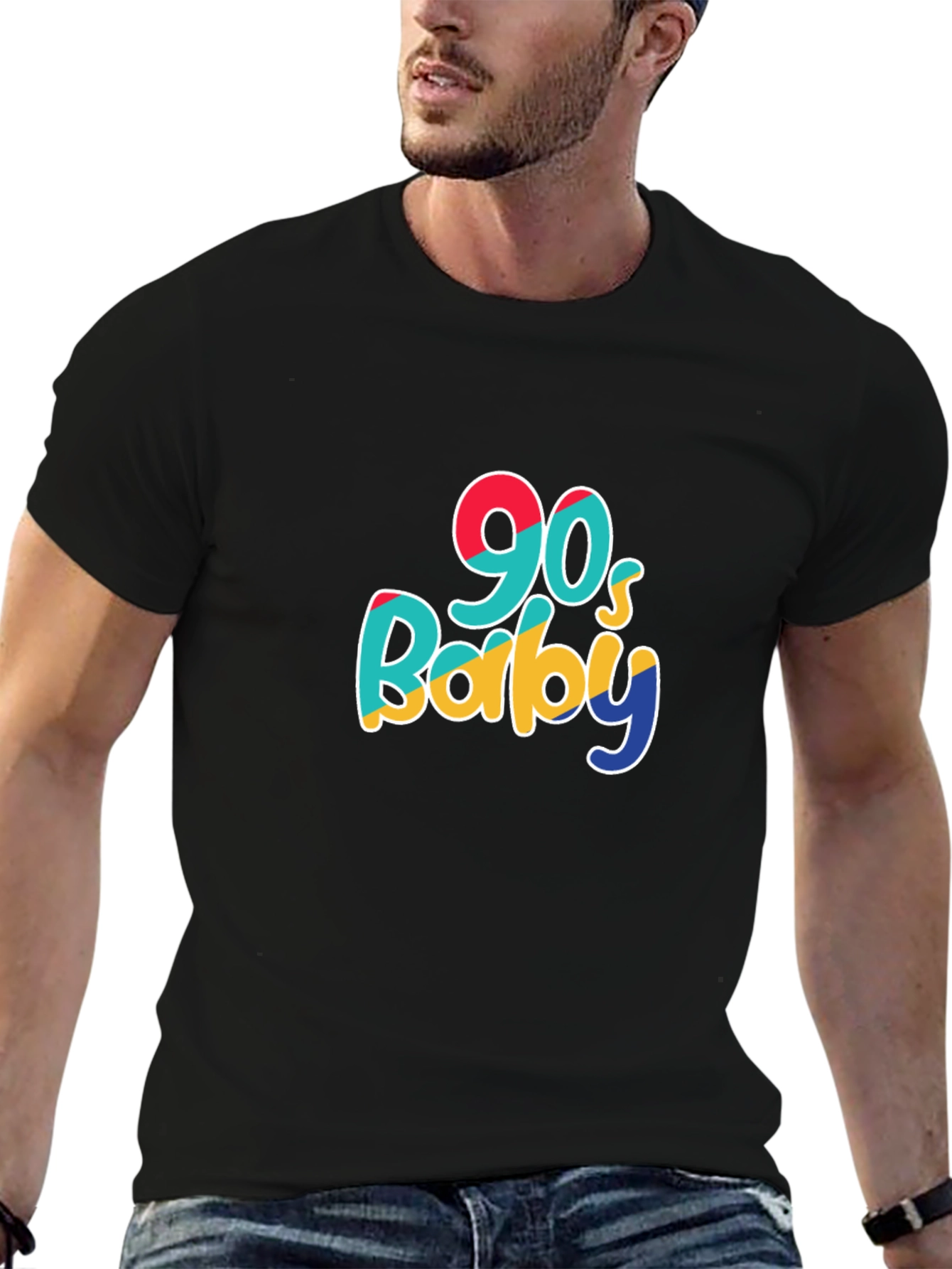 90s Baby Graphic Tee - Retro Style