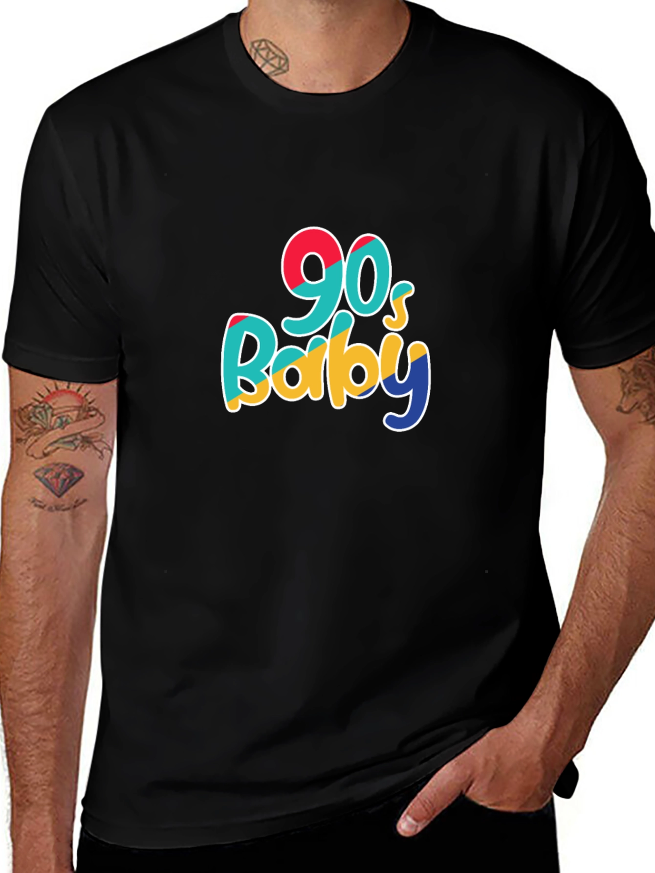 90s Baby Graphic Tee - Retro Style
