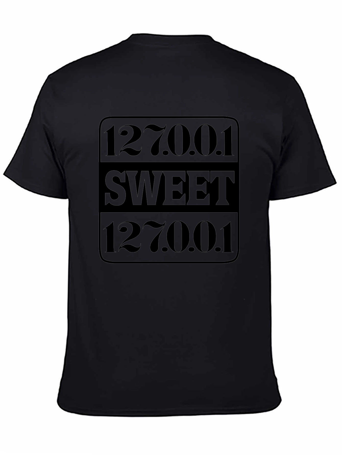 127.0.0.1 Sweet T-Shirt - Black