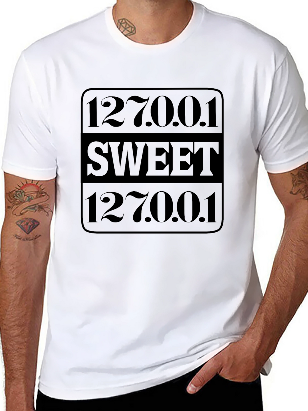127.0.0.1 Sweet T-Shirt - Black