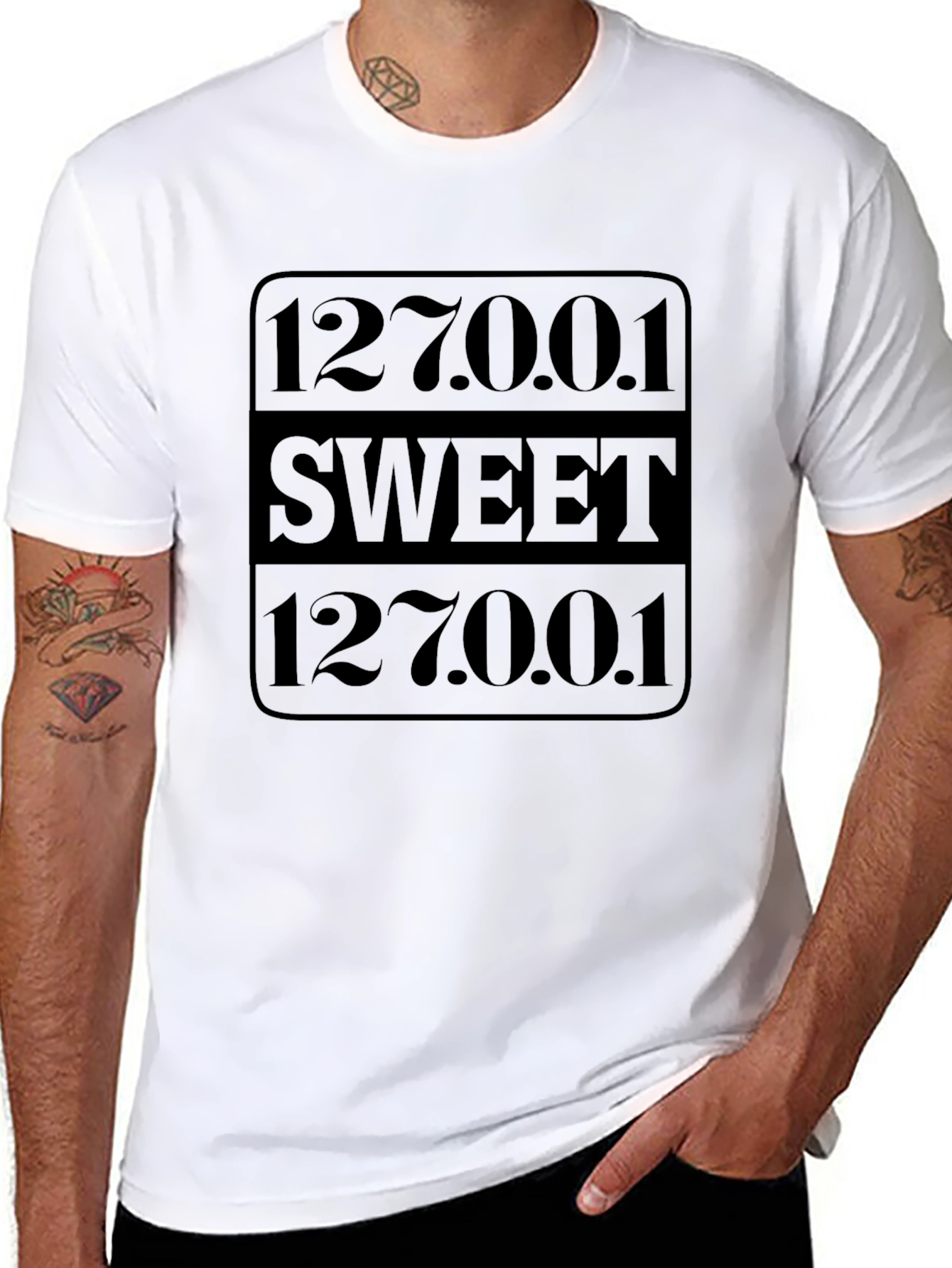 127.0.0.1 Sweet T-Shirt - Black