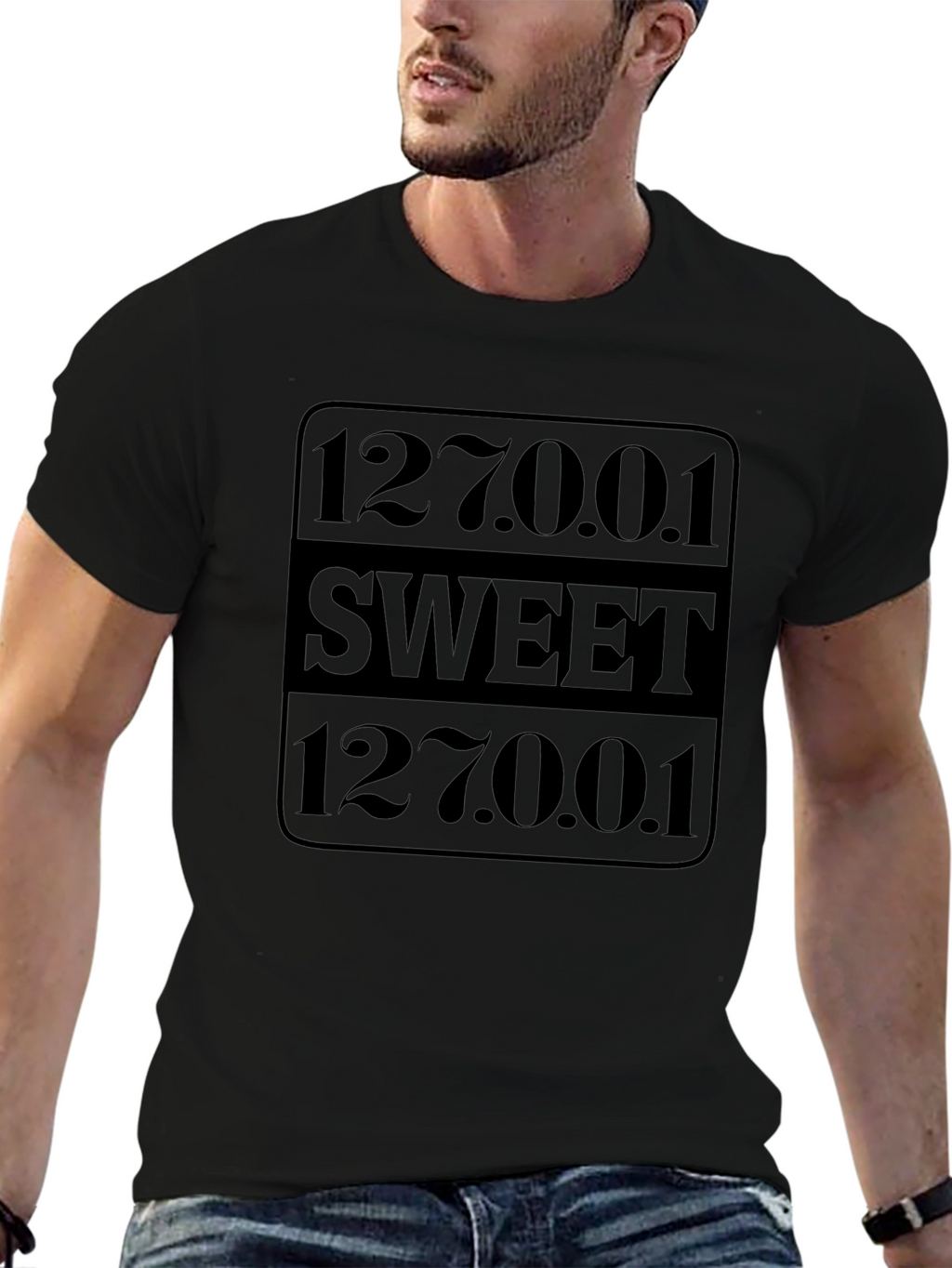 127.0.0.1 Sweet T-Shirt - Black