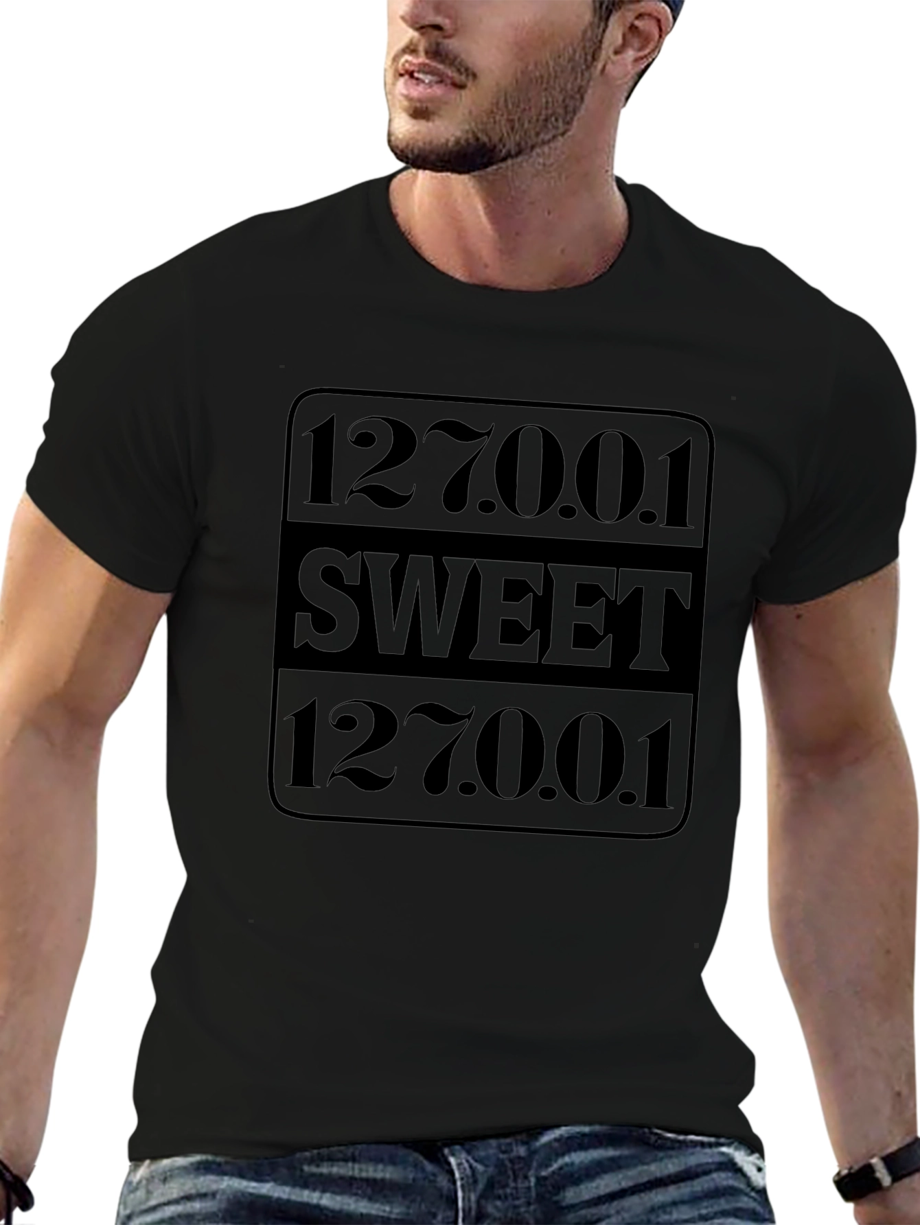 127.0.0.1 Sweet T-Shirt - Black