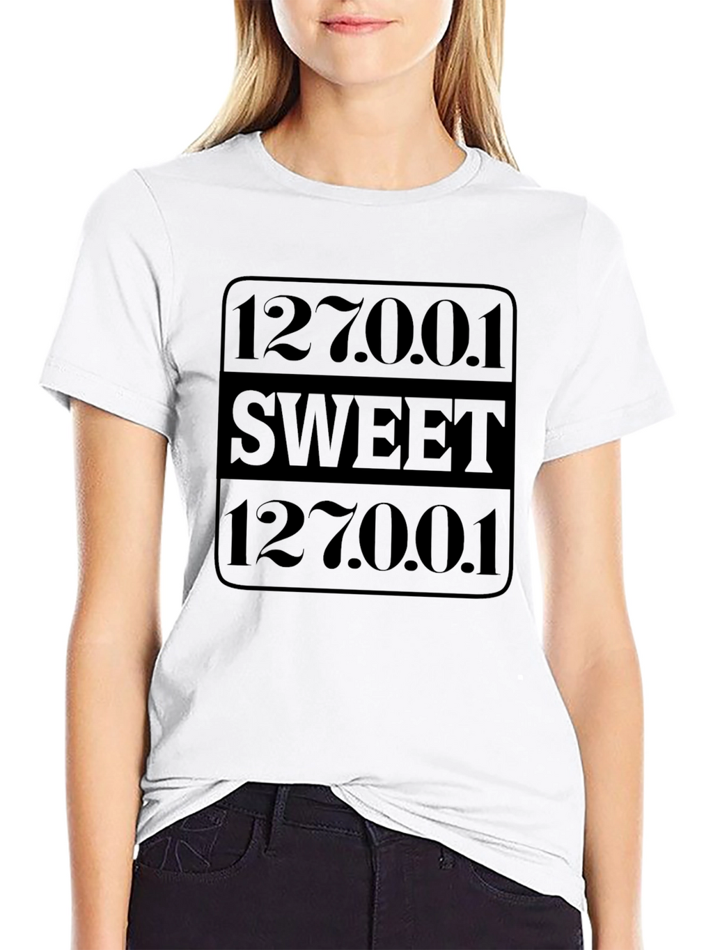 127.0.0.1 Sweet T-Shirt - Black