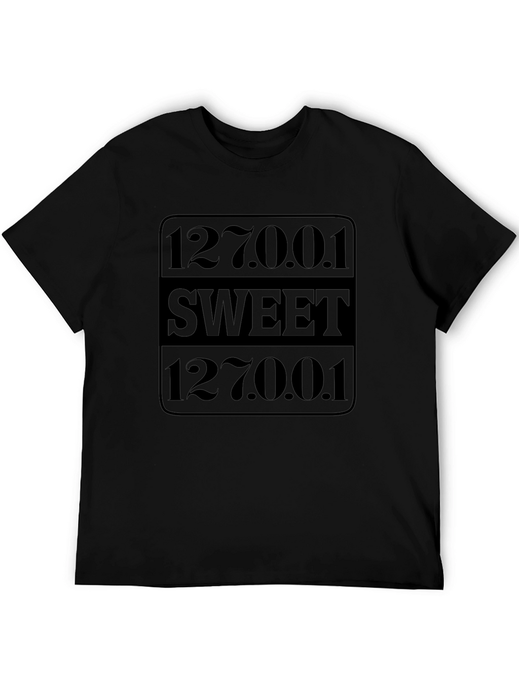 127.0.0.1 Sweet T-Shirt - Black