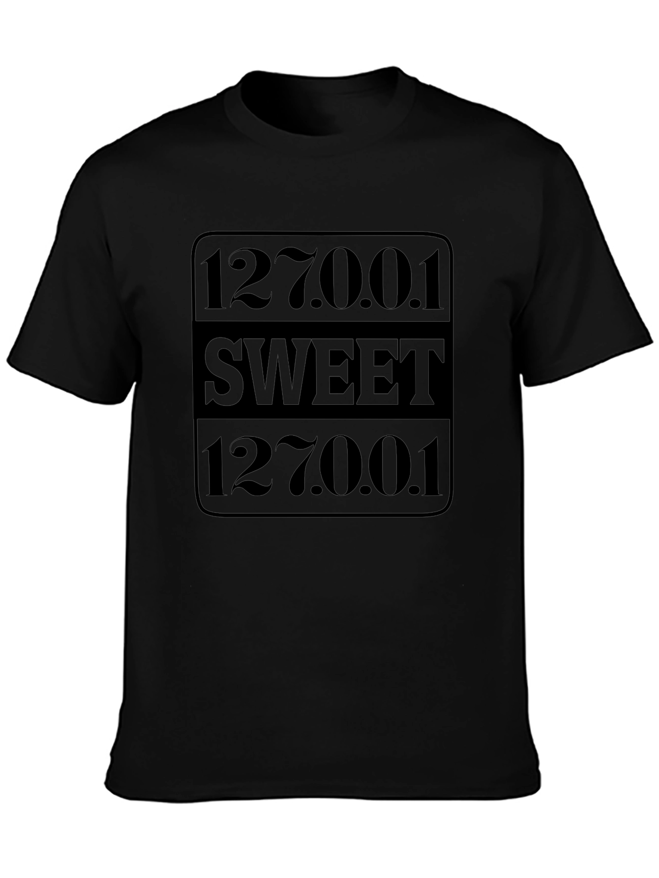 127.0.0.1 Sweet T-Shirt - Black