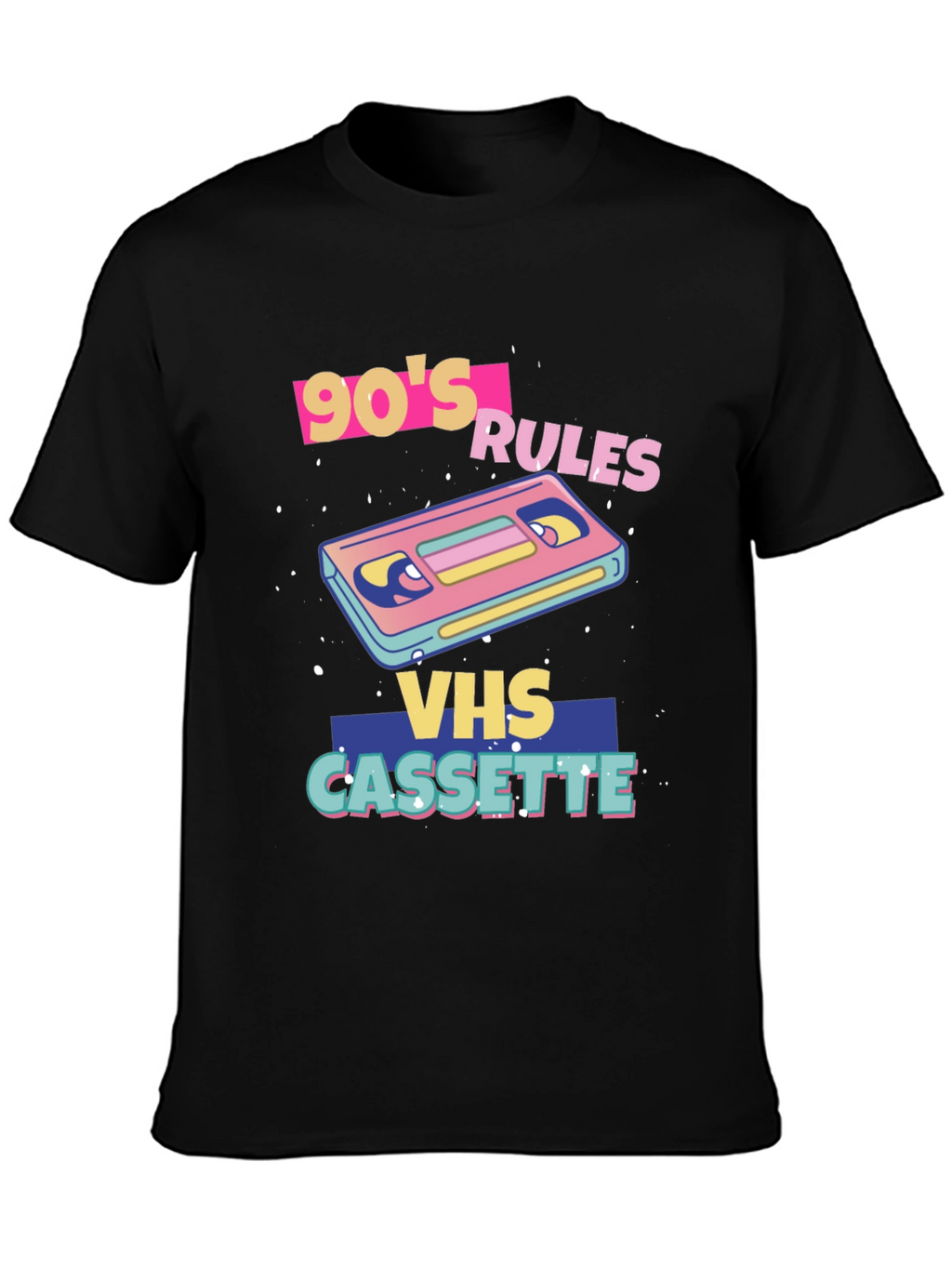 90s Rules VHS Cassette Graphic Tee