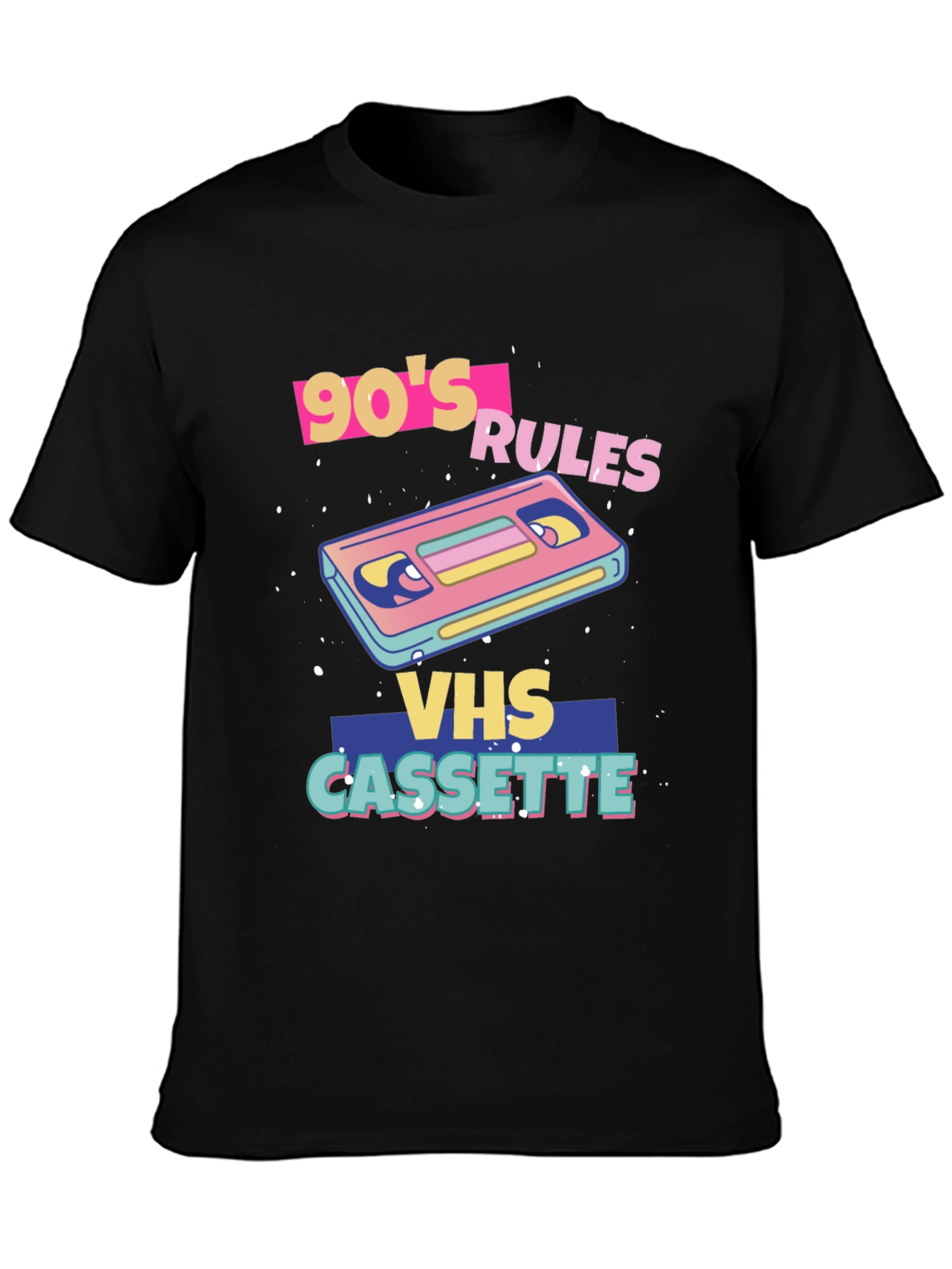 90s Rules VHS Cassette Graphic Tee