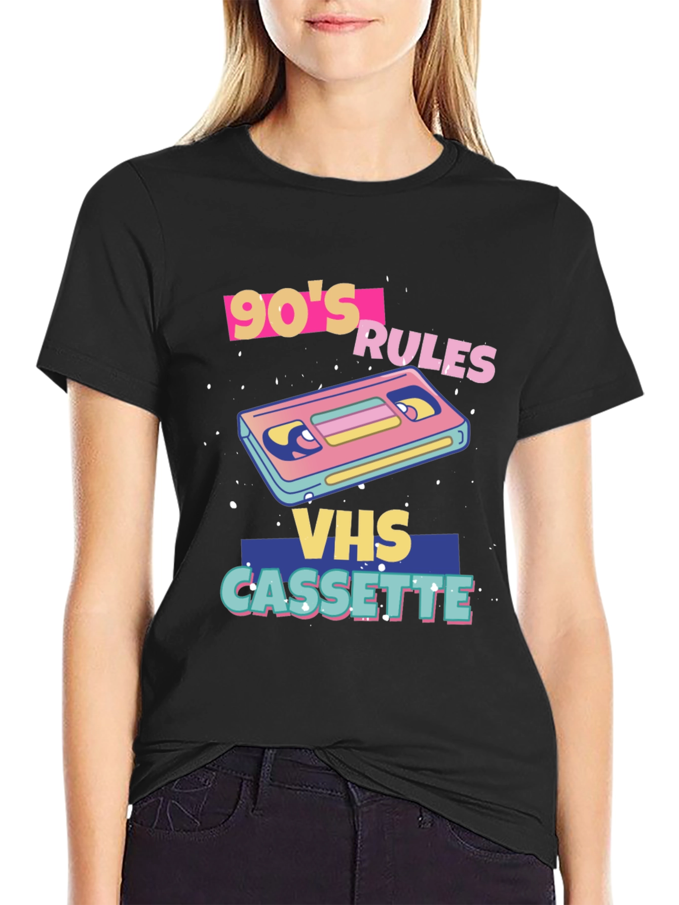 90s Rules VHS Cassette Graphic Tee